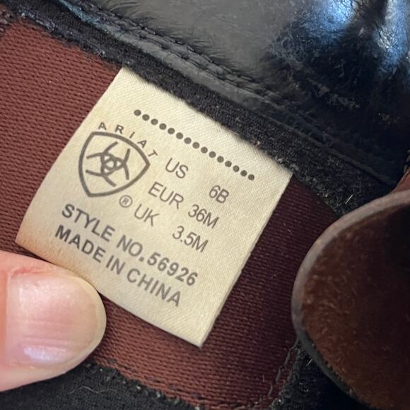 Ariat Low Boots Womens Size 6B Style 56926 Equestrian Paddock Dressage Jumping - Picture 4 of 14